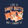 I Like To Sniff Butts-none stretched canvas-eduely