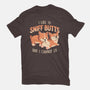 I Like To Sniff Butts-womens basic tee-eduely