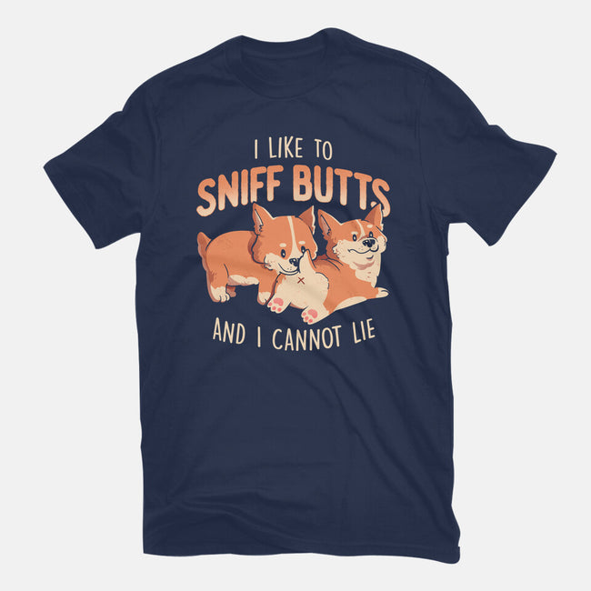 I Like To Sniff Butts-womens basic tee-eduely
