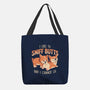 I Like To Sniff Butts-none basic tote bag-eduely