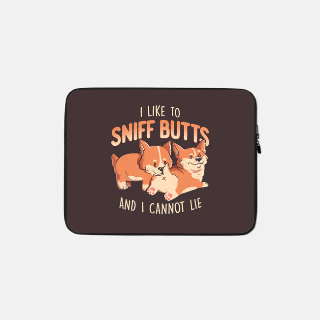 I Like To Sniff Butts-none zippered laptop sleeve-eduely