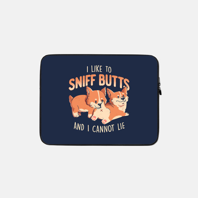 I Like To Sniff Butts-none zippered laptop sleeve-eduely