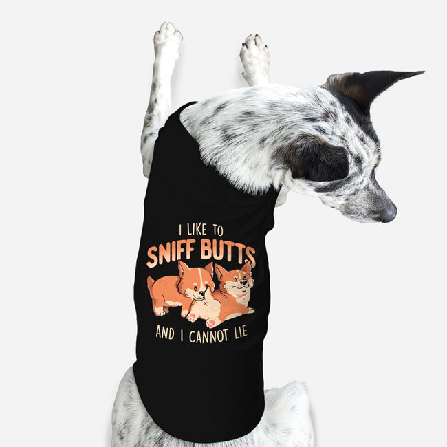 I Like To Sniff Butts-dog basic pet tank-eduely