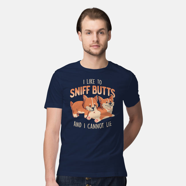 I Like To Sniff Butts-mens premium tee-eduely