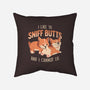 I Like To Sniff Butts-none removable cover w insert throw pillow-eduely