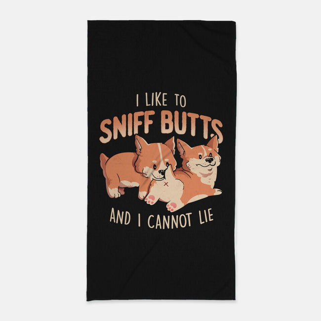 I Like To Sniff Butts-none beach towel-eduely