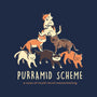 Purramid Scheme-none fleece blanket-eduely