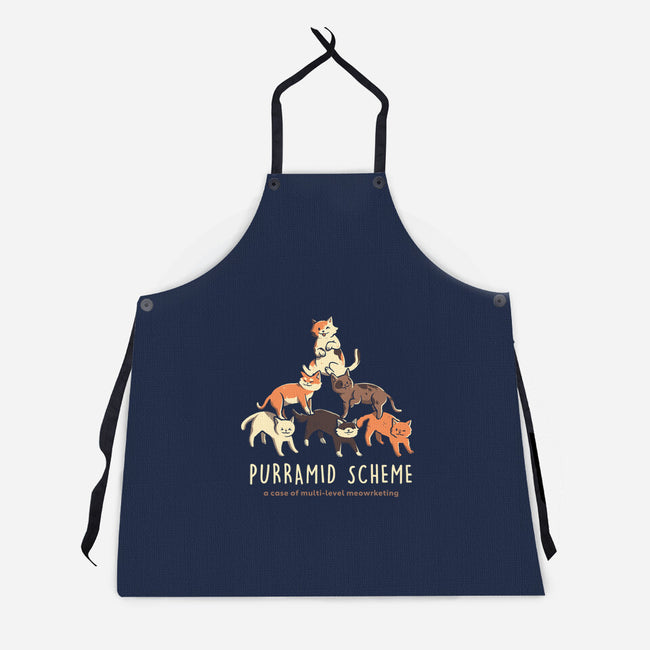 Purramid Scheme-unisex kitchen apron-eduely