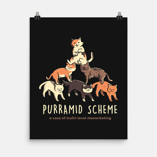 Purramid Scheme-none matte poster-eduely