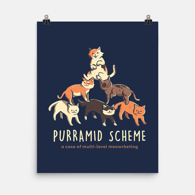 Purramid Scheme-none matte poster-eduely