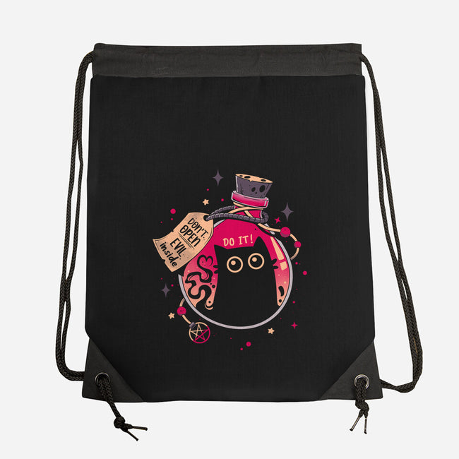 Bottled Menace-none drawstring bag-Snouleaf