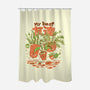My Best Tomodachis-none polyester shower curtain-ilustrata