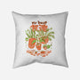 My Best Tomodachis-none removable cover w insert throw pillow-ilustrata