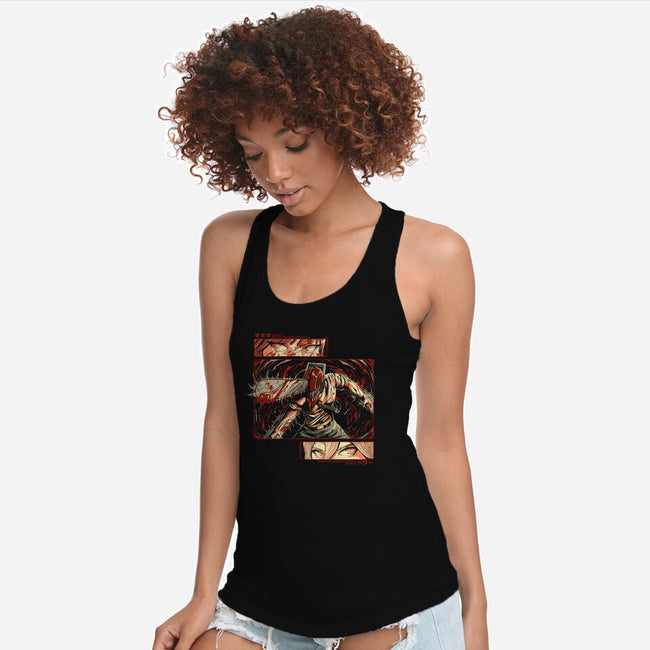 Ancient Devil-womens racerback tank-Gazo1a