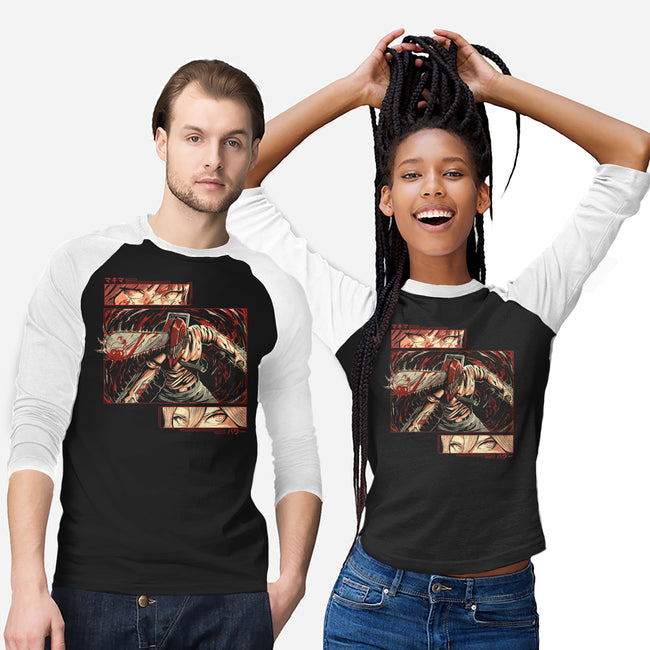 Ancient Devil-unisex baseball tee-Gazo1a