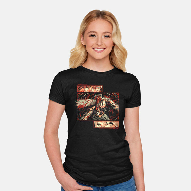 Ancient Devil-womens fitted tee-Gazo1a