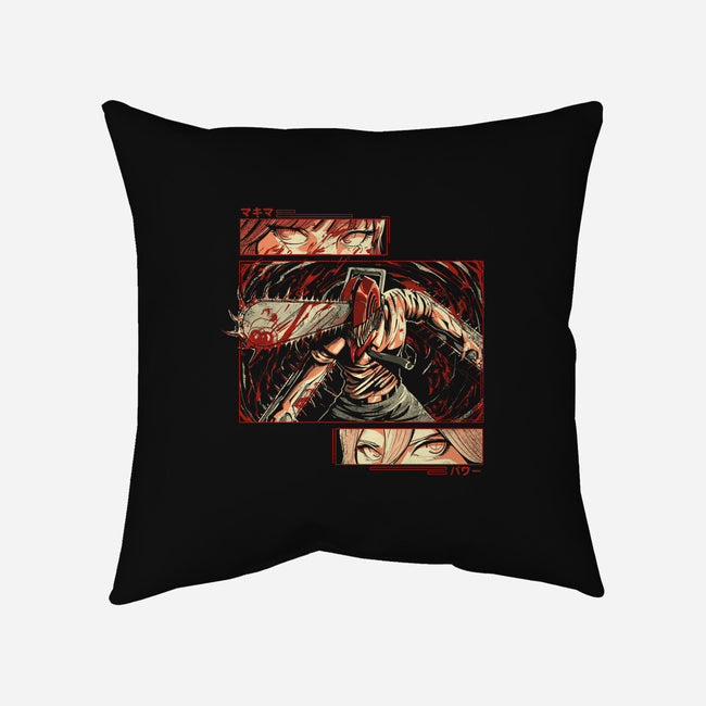 Ancient Devil-none removable cover w insert throw pillow-Gazo1a