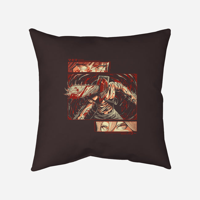 Ancient Devil-none removable cover w insert throw pillow-Gazo1a