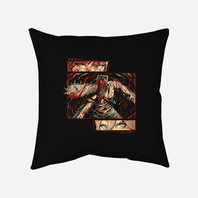 Ancient Devil-none removable cover throw pillow-Gazo1a