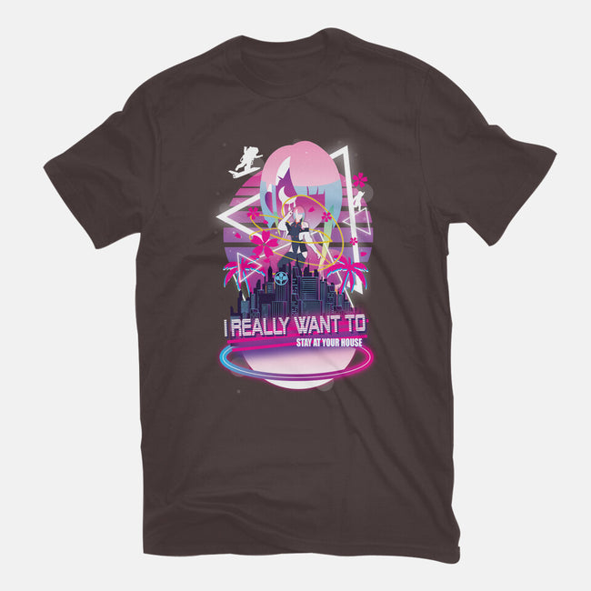 Cyberpunk Vaporwave-womens basic tee-SwensonaDesigns