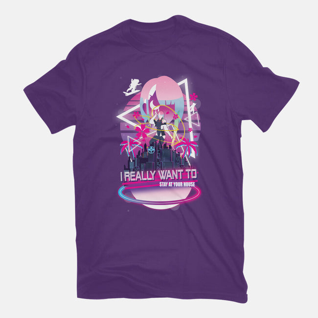 Cyberpunk Vaporwave-womens basic tee-SwensonaDesigns