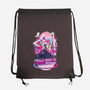Cyberpunk Vaporwave-none drawstring bag-SwensonaDesigns