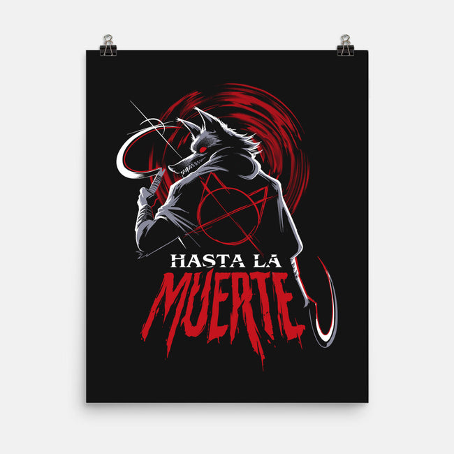 Hasta La Muerte-none matte poster-Gazo1a