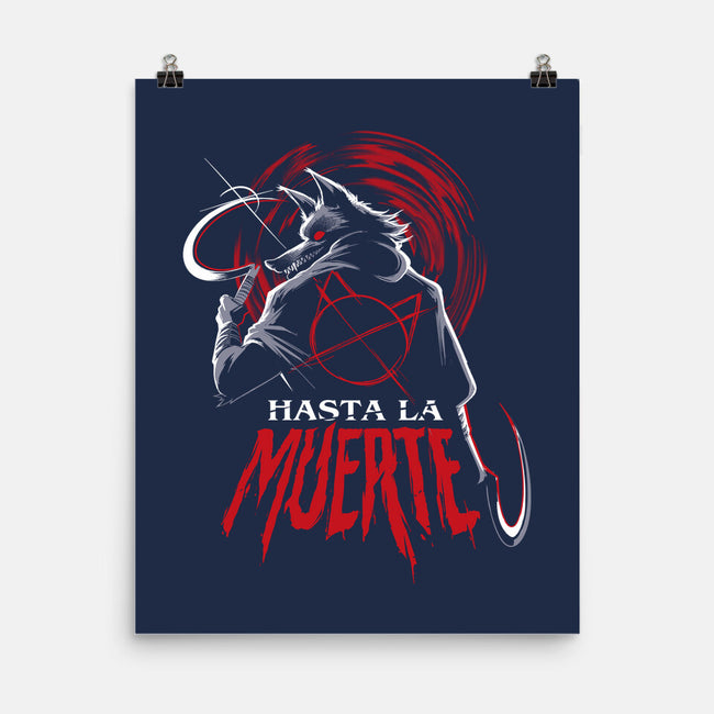 Hasta La Muerte-none matte poster-Gazo1a
