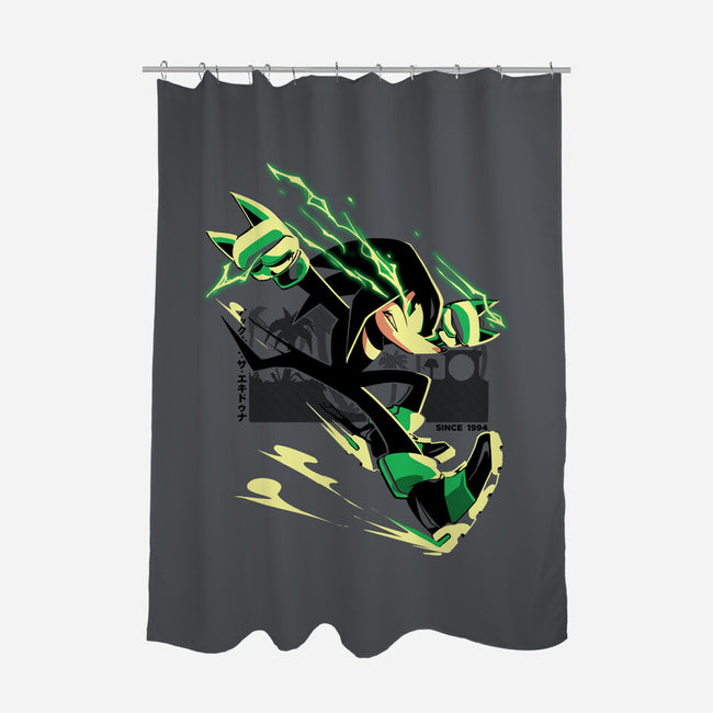 The Strongest Dude-none polyester shower curtain-Gazo1a