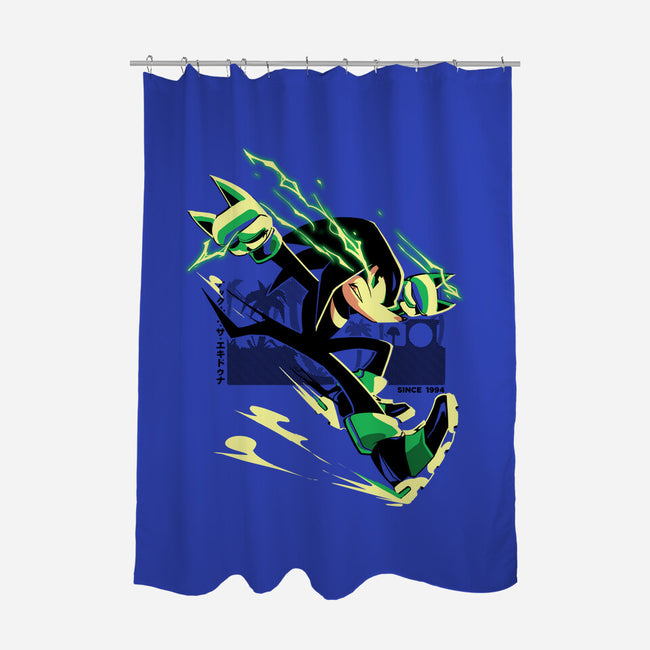 The Strongest Dude-none polyester shower curtain-Gazo1a