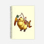 Remember To Feed Him-none dot grid notebook-Sarya