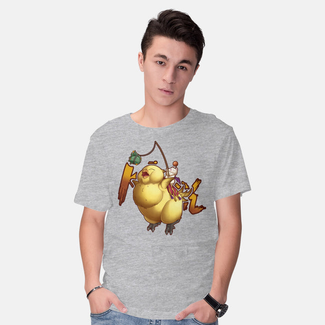 Remember To Feed Him-mens basic tee-Sarya