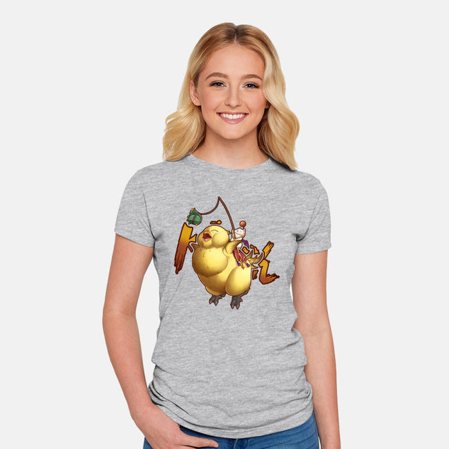 Remember To Feed Him-womens fitted tee-Sarya