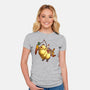 Remember To Feed Him-womens fitted tee-Sarya