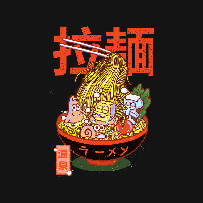 Krusty Onsen Ramen-none stretched canvas-Ionfox