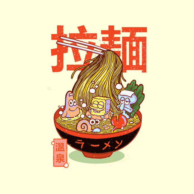 Krusty Onsen Ramen-none stretched canvas-Ionfox