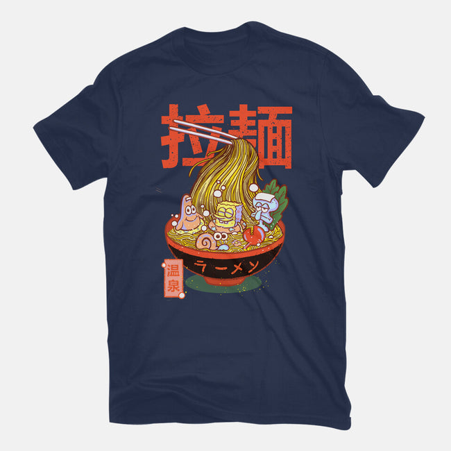 Krusty Onsen Ramen-womens basic tee-Ionfox