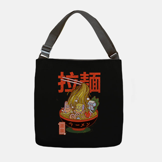 Krusty Onsen Ramen-none adjustable tote bag-Ionfox