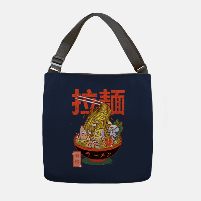 Krusty Onsen Ramen-none adjustable tote bag-Ionfox