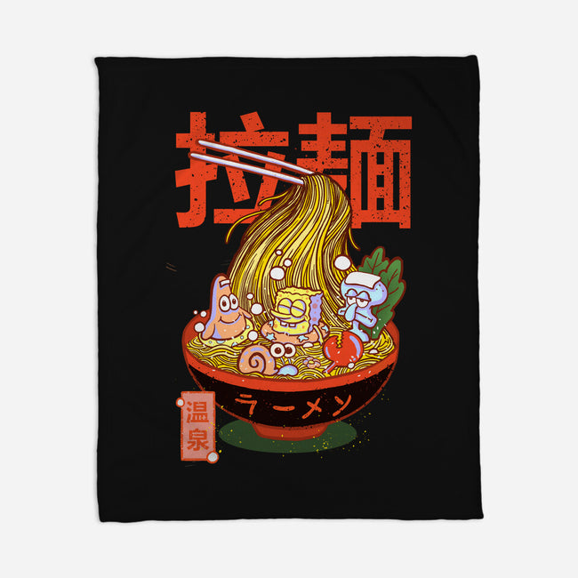 Krusty Onsen Ramen-none fleece blanket-Ionfox