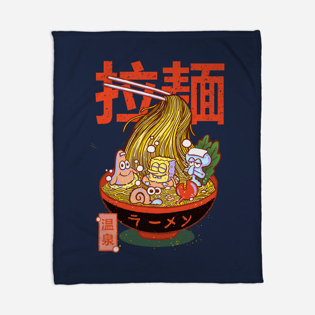 Krusty Onsen Ramen-none fleece blanket-Ionfox