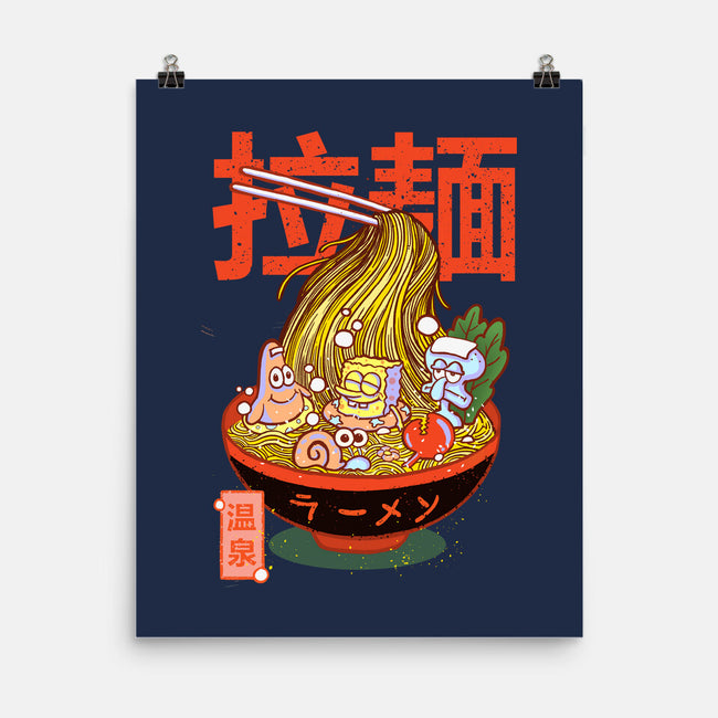 Krusty Onsen Ramen-none matte poster-Ionfox