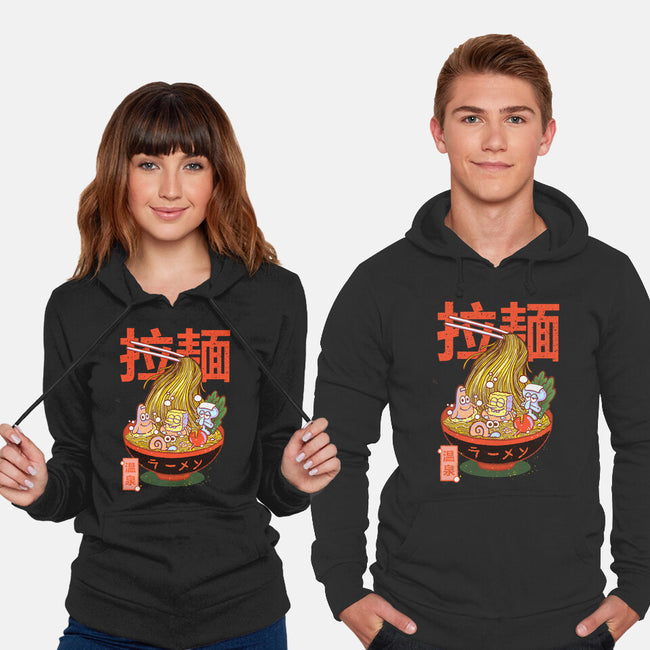 Krusty Onsen Ramen-unisex pullover sweatshirt-Ionfox