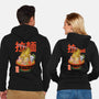 Krusty Onsen Ramen-unisex zip-up sweatshirt-Ionfox