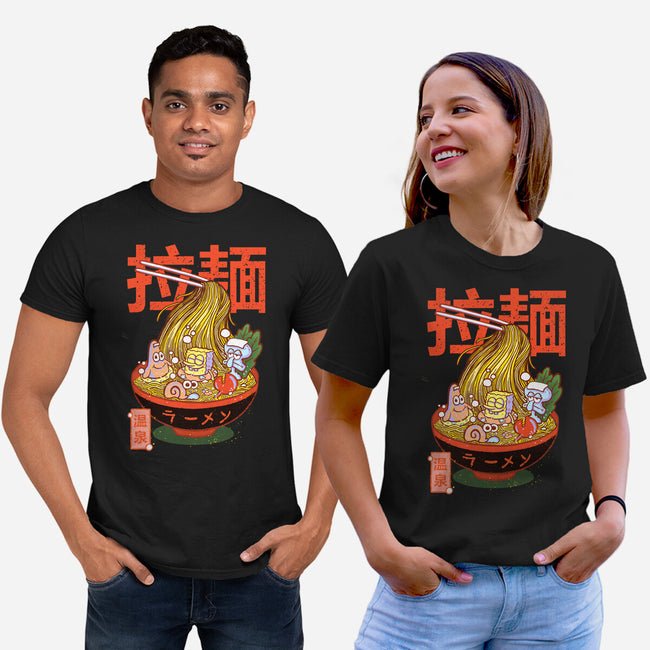 Krusty Onsen Ramen-unisex basic tee-Ionfox