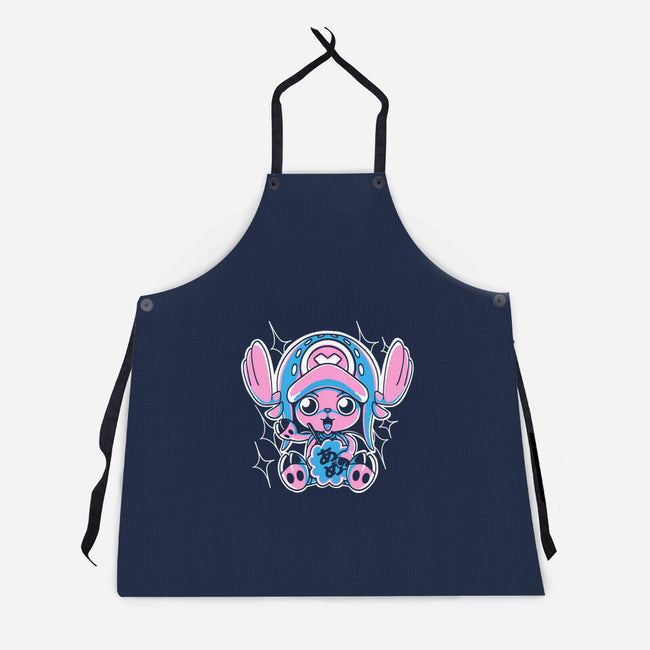 Lucky Reindeer-unisex kitchen apron-estudiofitas