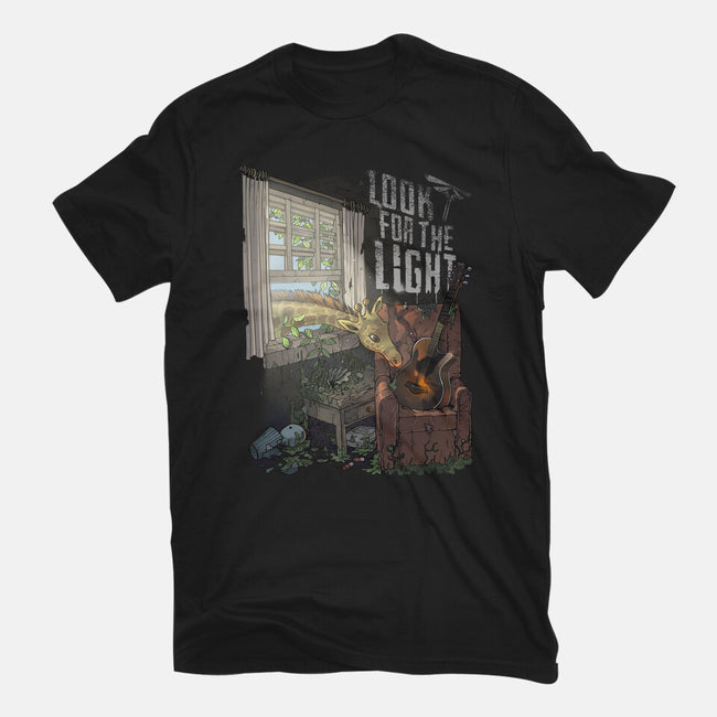 Always Look For The Light-youth basic tee-MoisEscudero