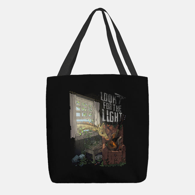 Always Look For The Light-none basic tote bag-MoisEscudero