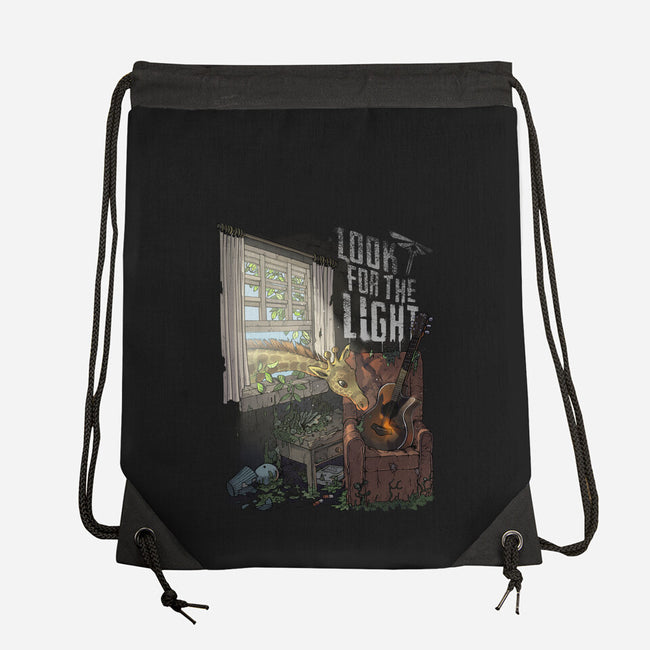 Always Look For The Light-none drawstring bag-MoisEscudero