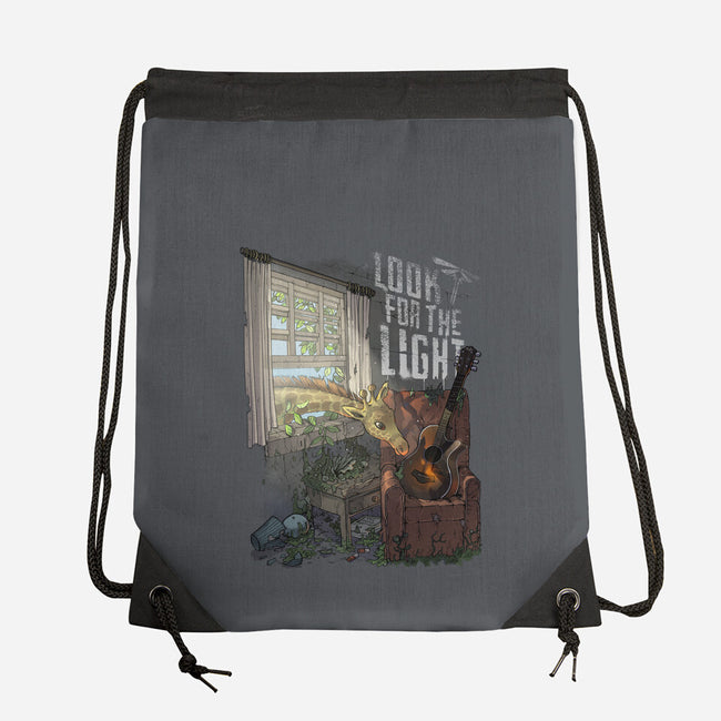 Always Look For The Light-none drawstring bag-MoisEscudero